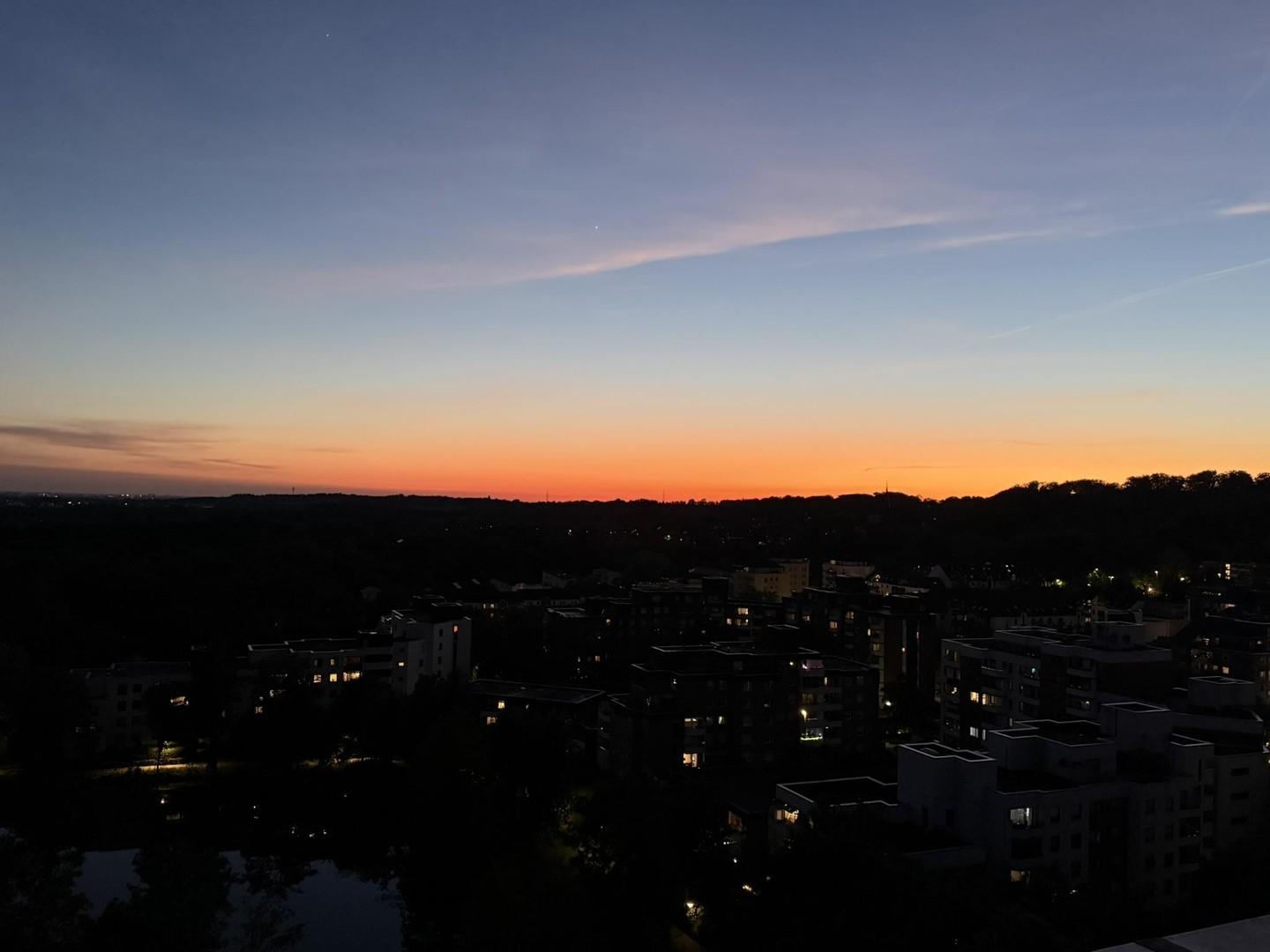 Abendstimmung über den Dächern