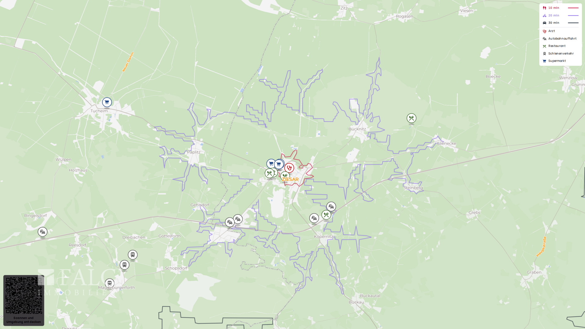 Lage im regionalen Überblick