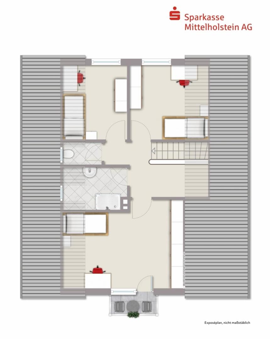 Grundriss Obergeschoss