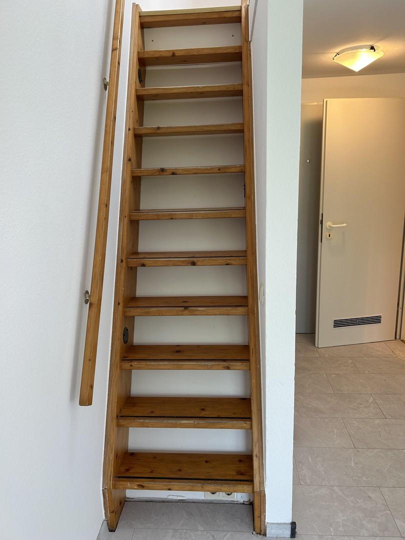Aufgang zum Schlafraum