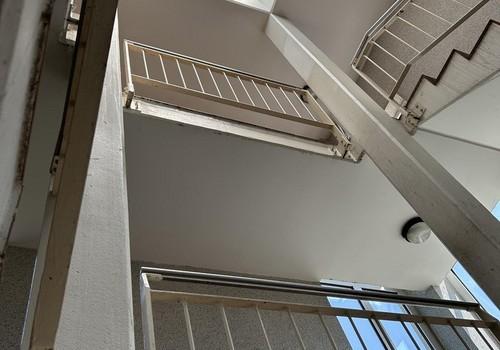 Blick nach oben im Treppenhaus