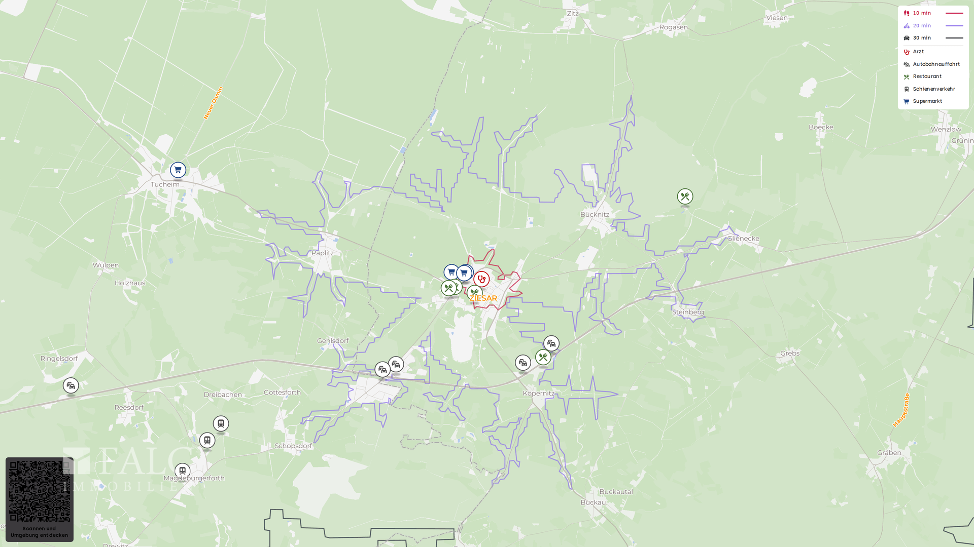 Lage im regionalen Überblick