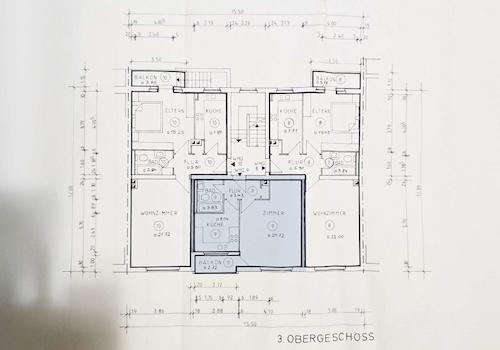 Grundriss Wohnung Nr. 9
