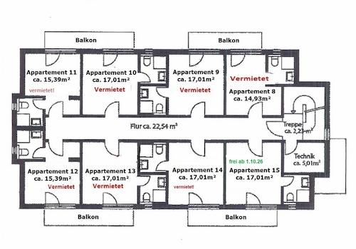 Grundriss 1.OG Beschriftungen