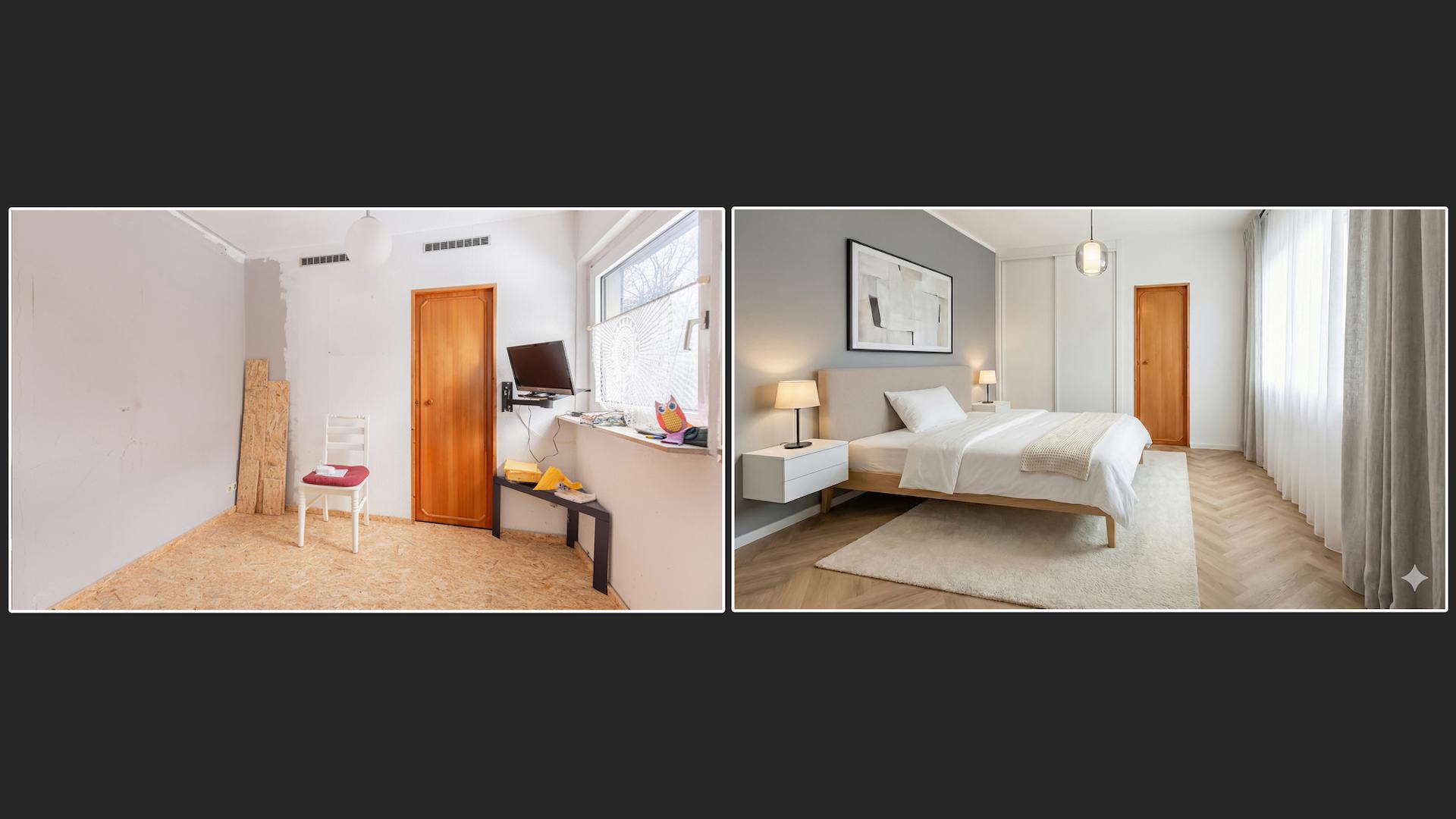Schlafzimmer Vorher Nachher