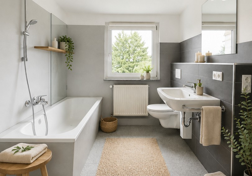 Badezimmer KI-Staging