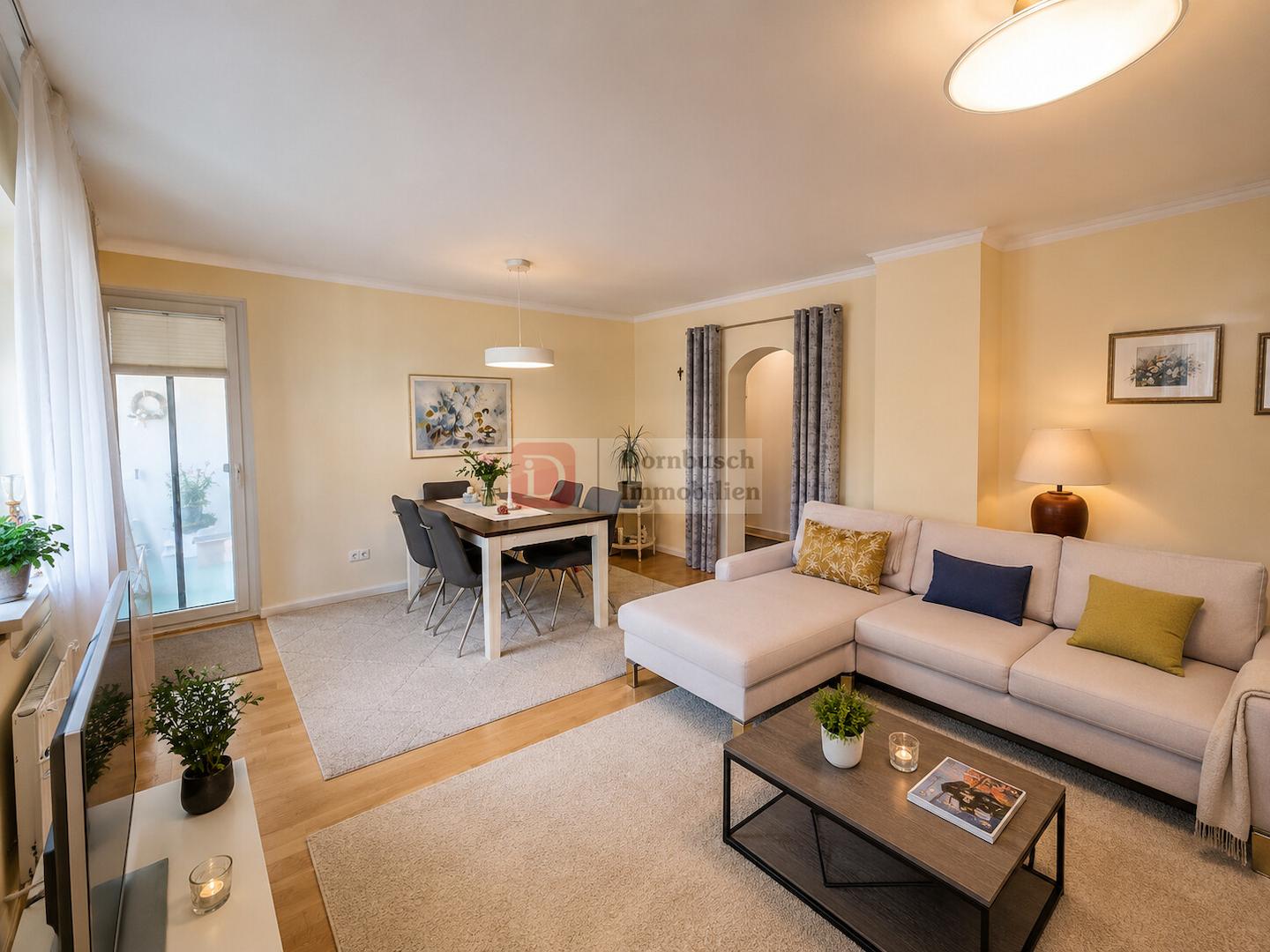 Wohn/-Wohn-/Esszimmer Ansicht 2 Ansicht 1