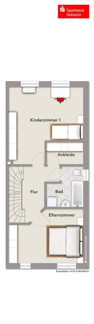 Grundriss Obergeschoss
