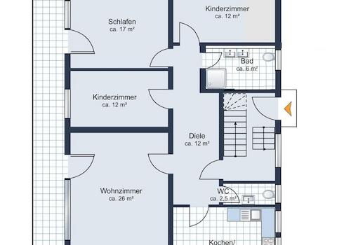 Grundriss 1. OG