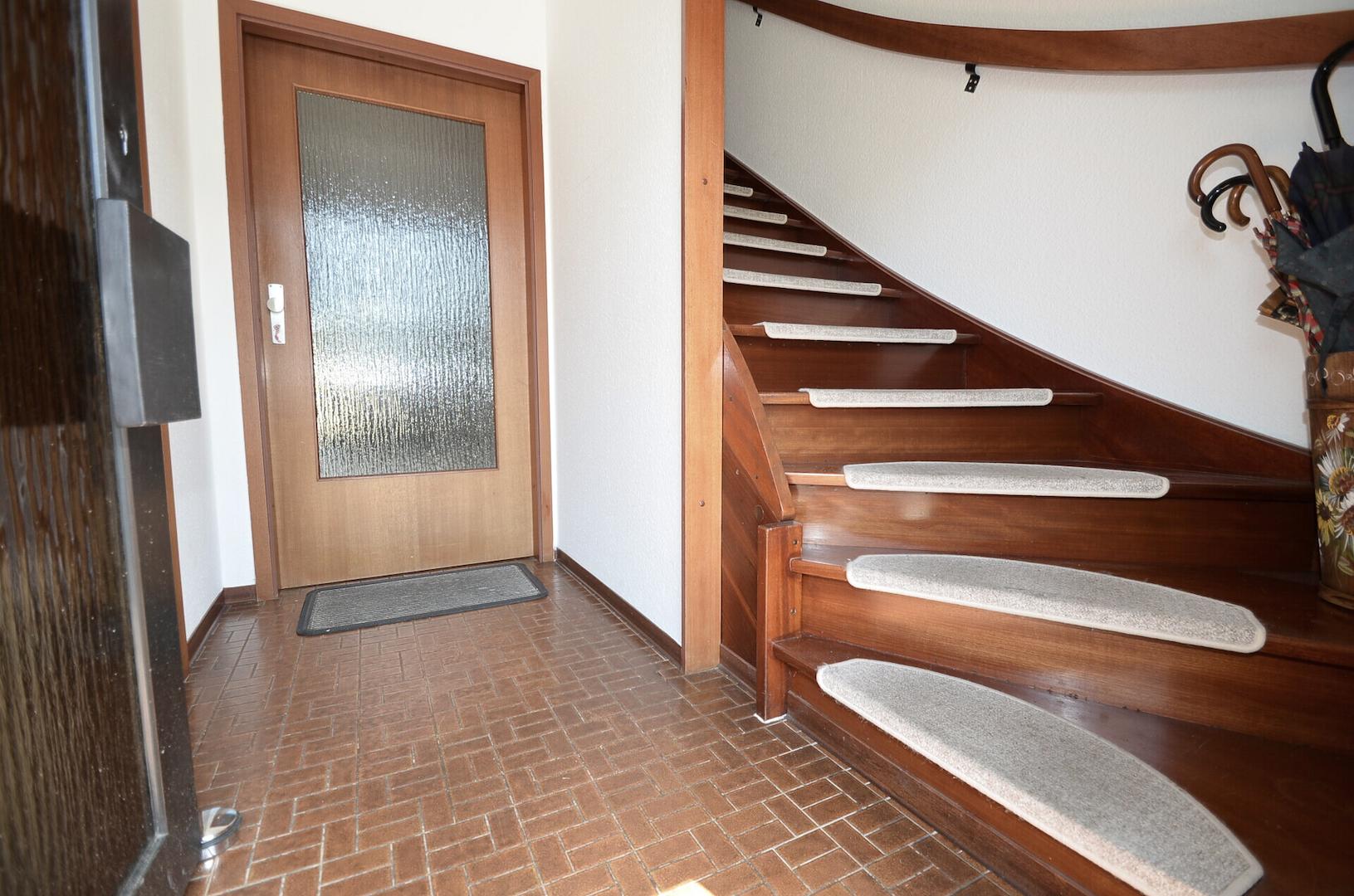 Treppe ins Dachgeschoss