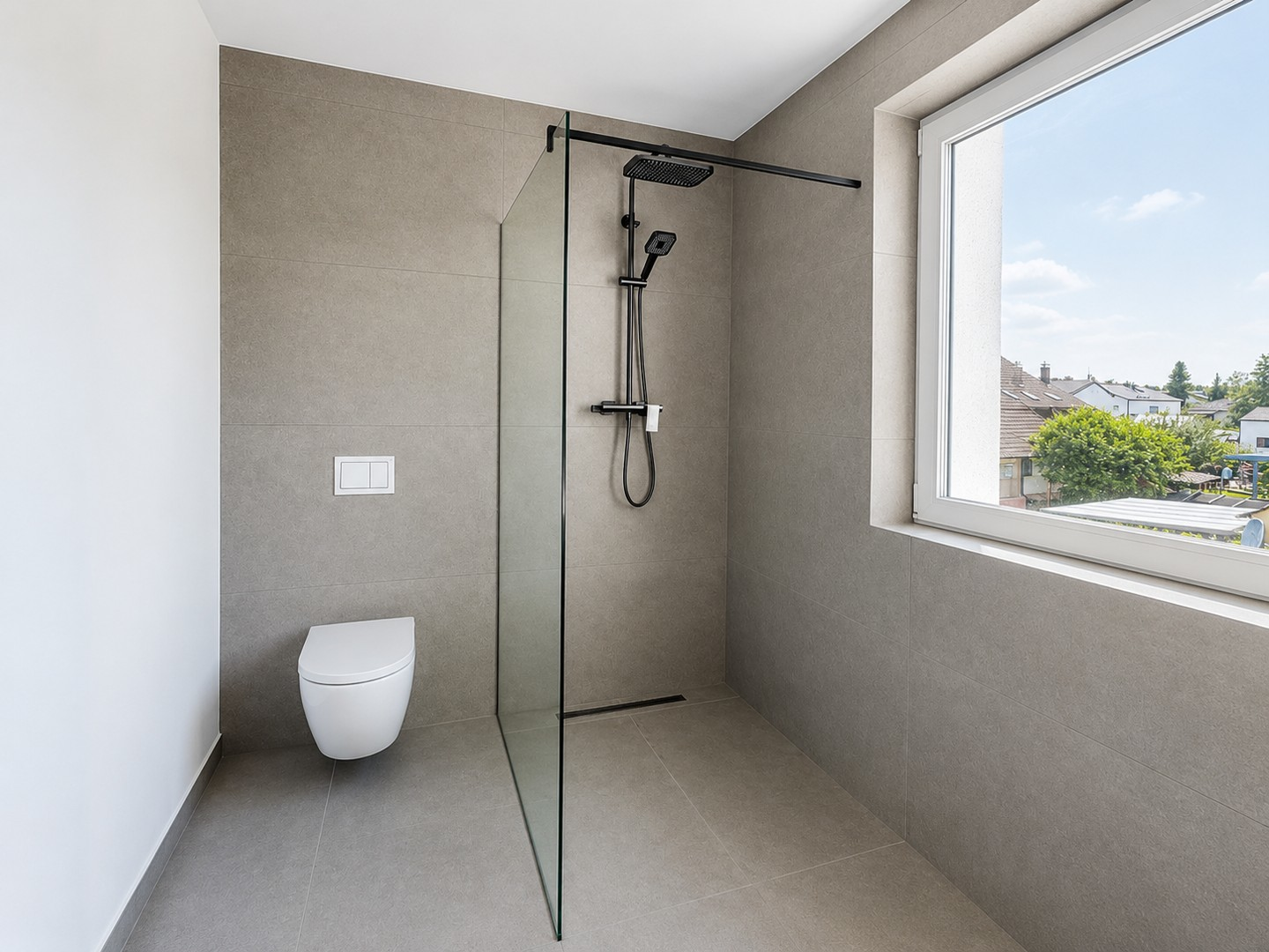 Bad mit Walk-in-Dusche