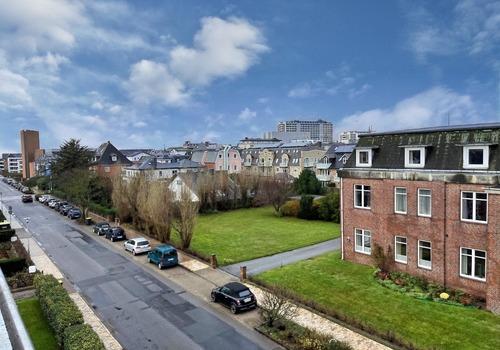Blick vom Balkon