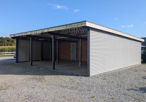 Carport inkl. Abstellräume