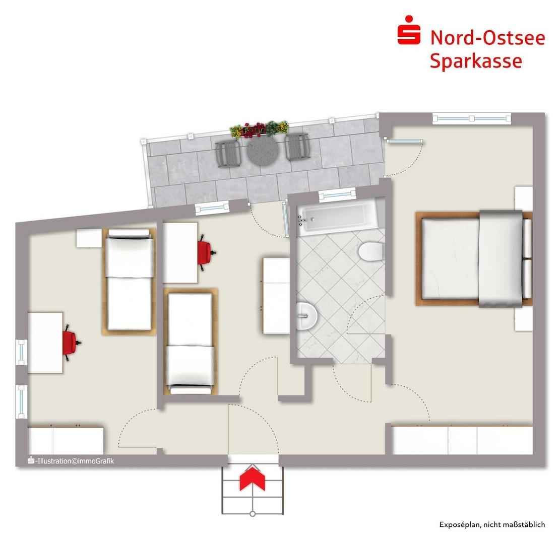 Grundriss Obergeschoss