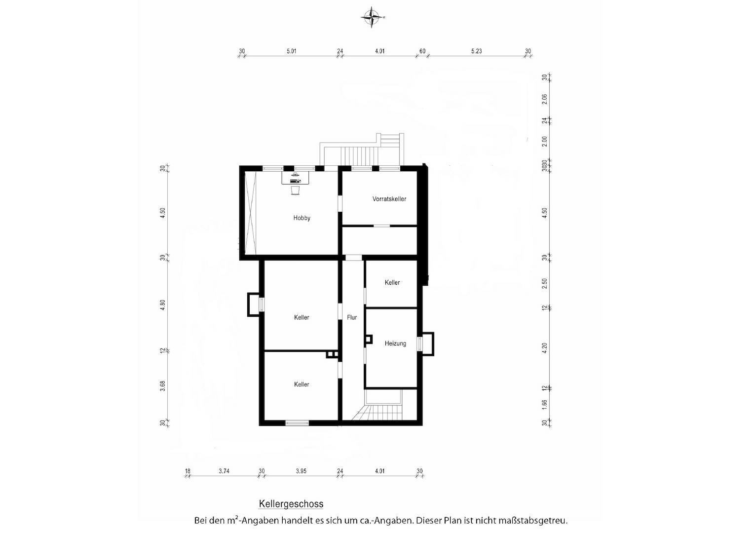 Grundriss Kellergeschoss