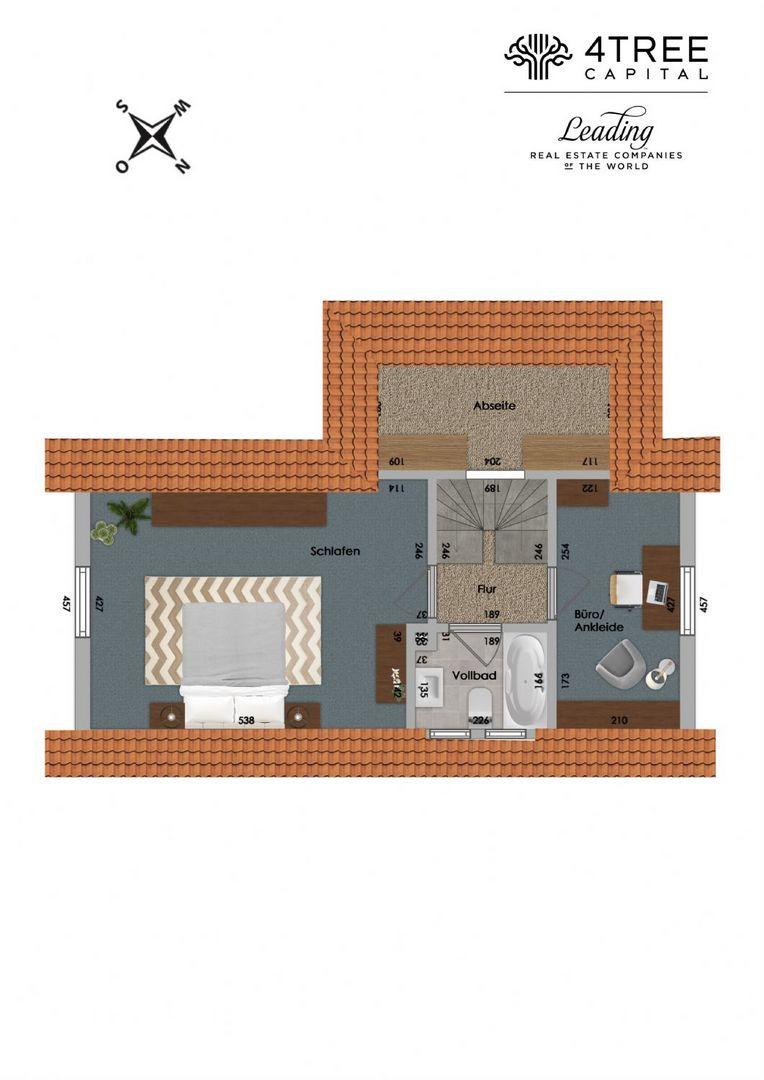 Grundriss Dachgeschoss