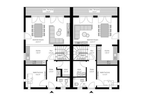 doppelhaus-im-bauhausstil-mit-balkon-grundriss-eg-TH-DH-FD-