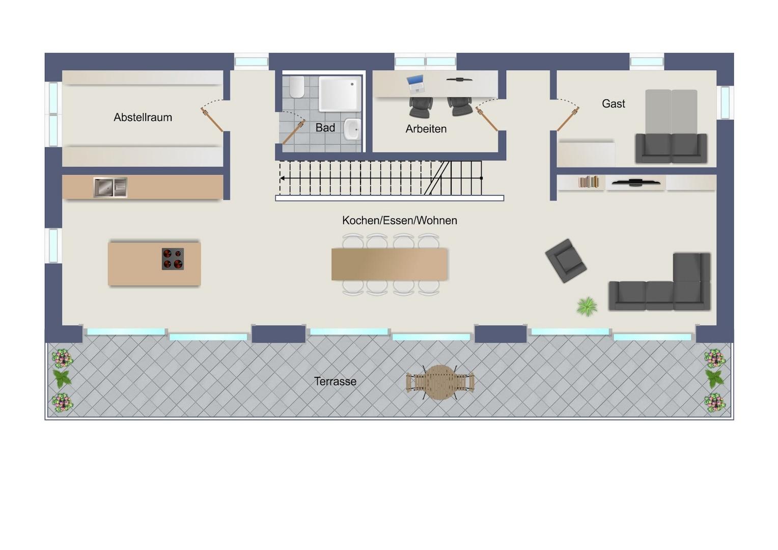 Maisonettewohnung | Grundriss - 2.OG