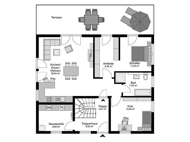 Grundriss EG