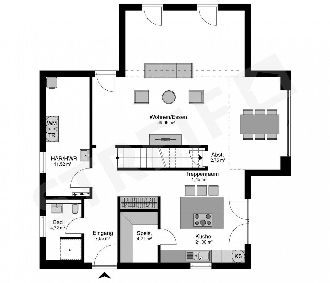 EG Grundriss - Beispiel