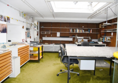 UG Büro mit Glaskuppel