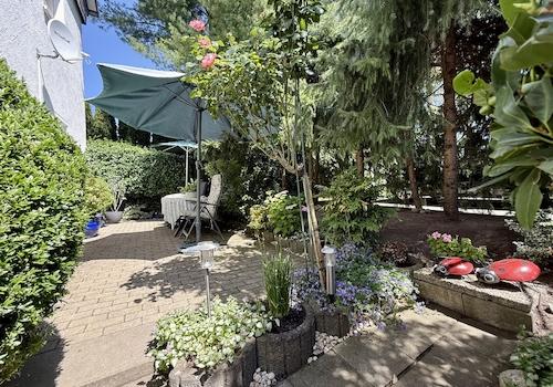 Terrasse der Erdgeschosseinheit