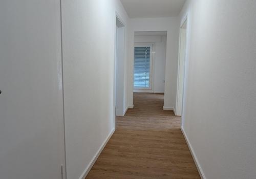 Flur von Eingang gesehen