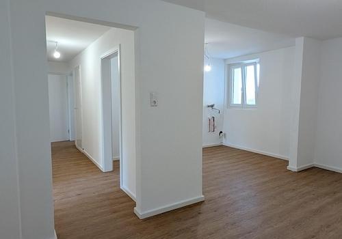 Blick in flur und Küche