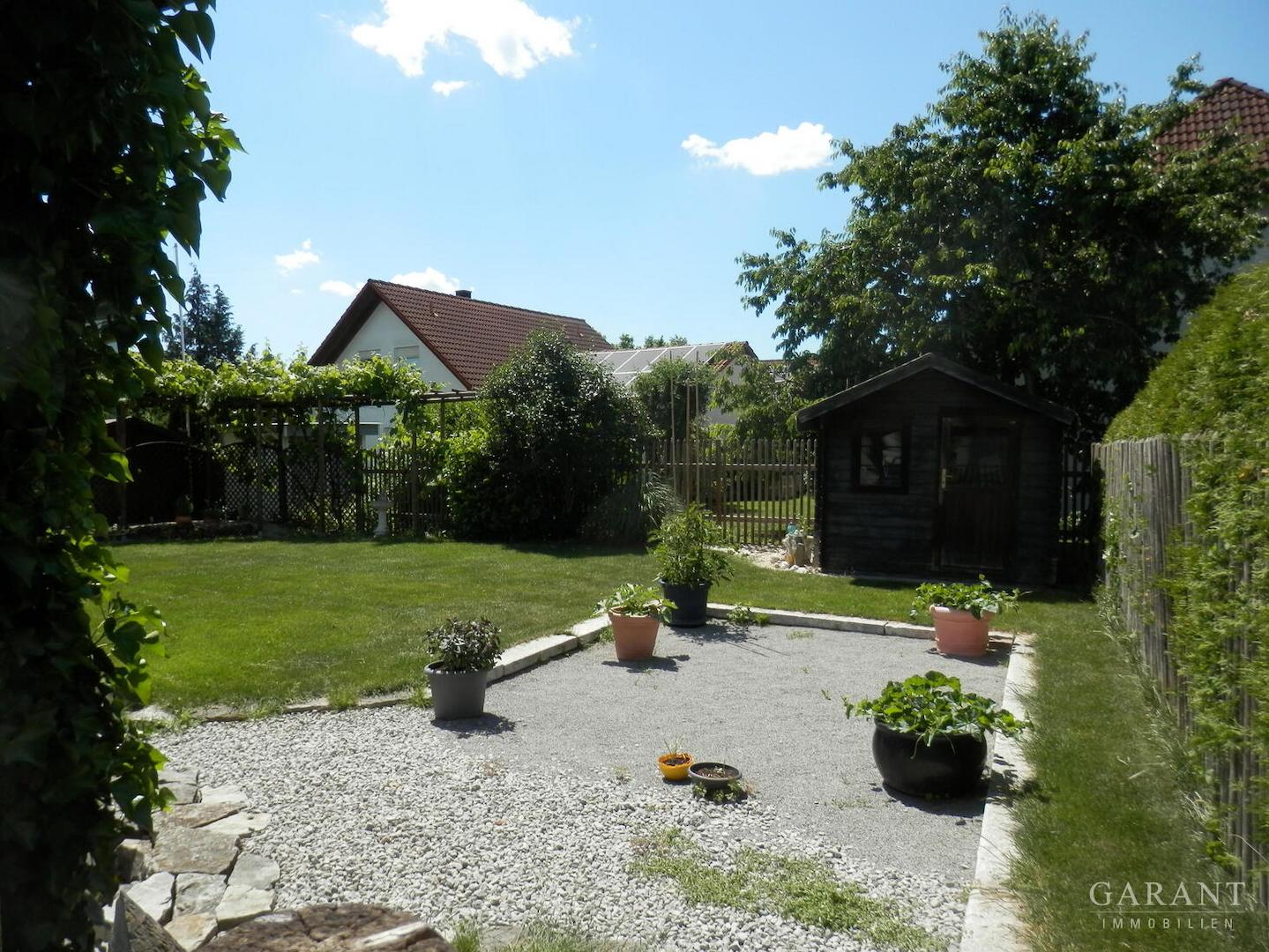 Gartenteil-Frontansicht