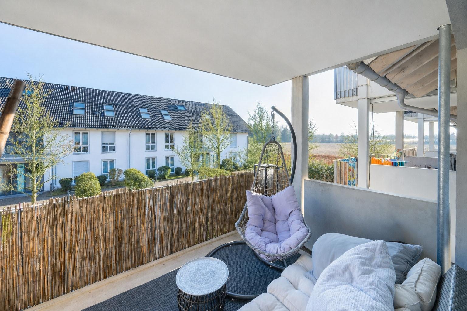 Balkon mit Suedausrichtung