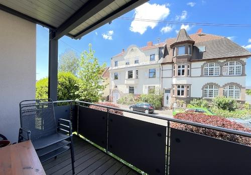 Blick vom Balkon