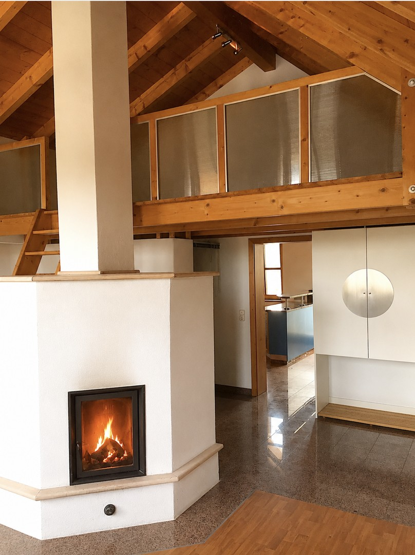 Wohnzimmer mit Galerie