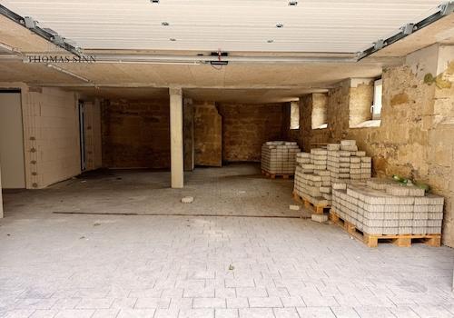 Garage für 2 Pkw hintereinander