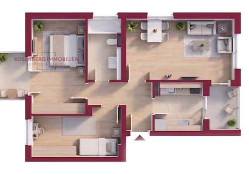 Immobilie in Leipzig / Schönefeld-Abtnaundorf zu verkaufen_Grundriss