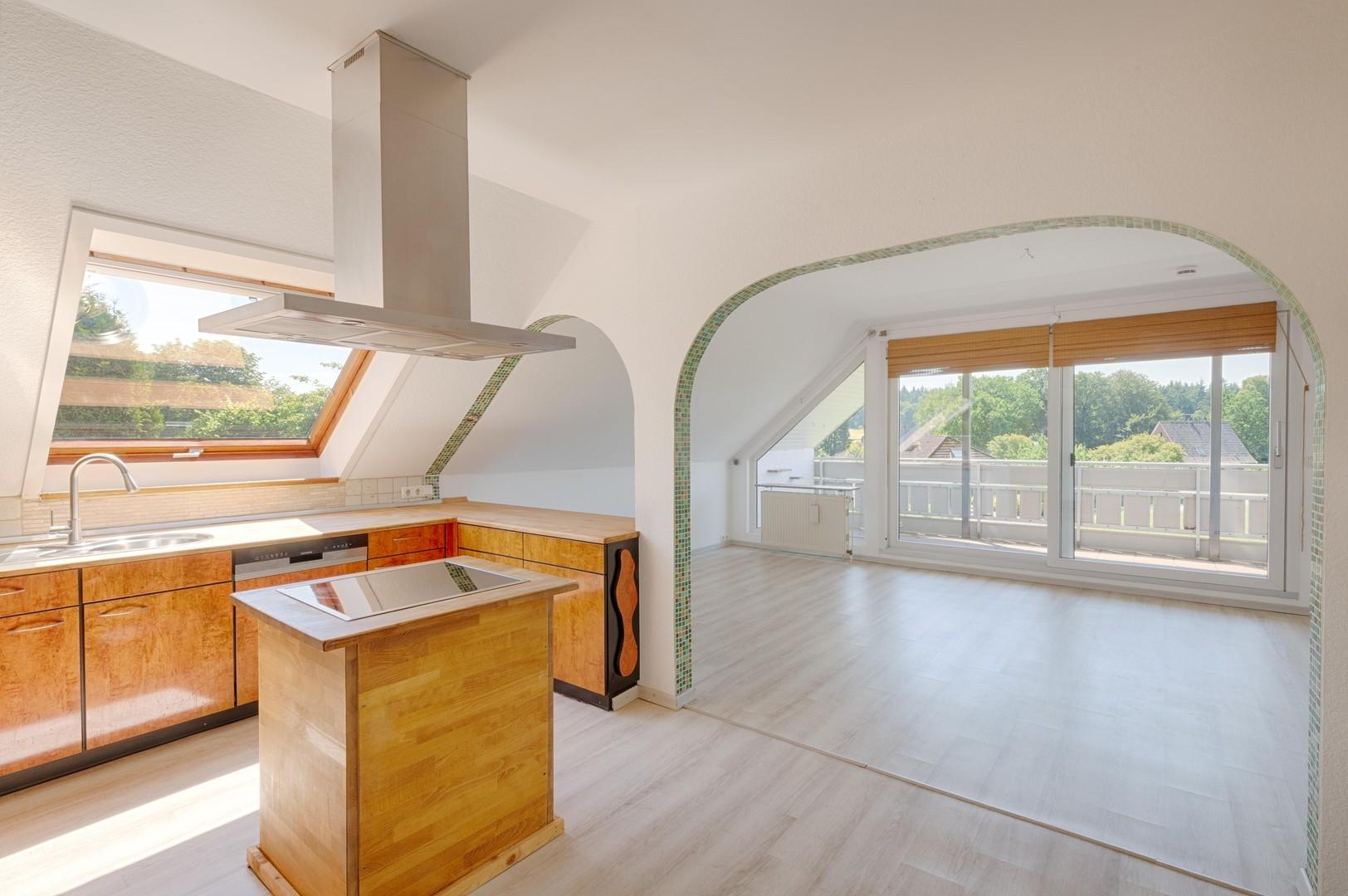 Küche / Wohnbereich OG Balkon