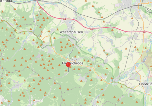Lageplan Waldhotel