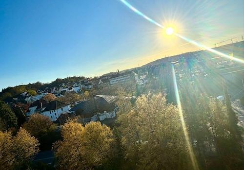 Ausblick vom Balkon