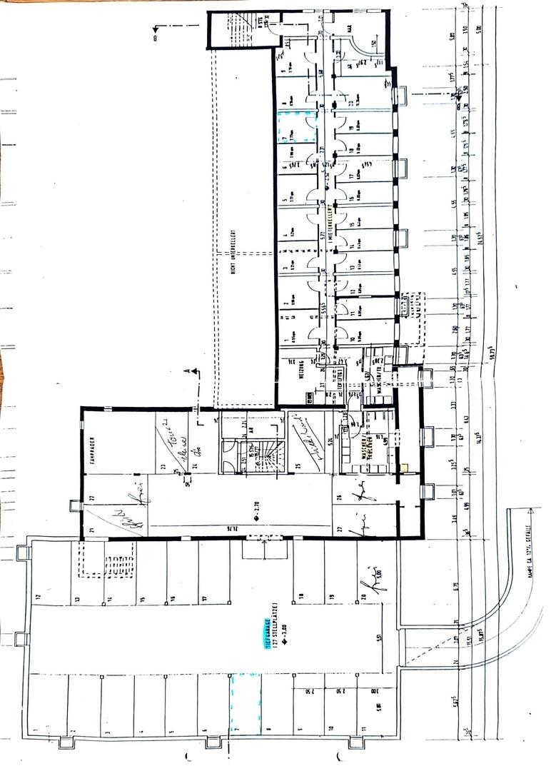 Lageplan Keller und Garage