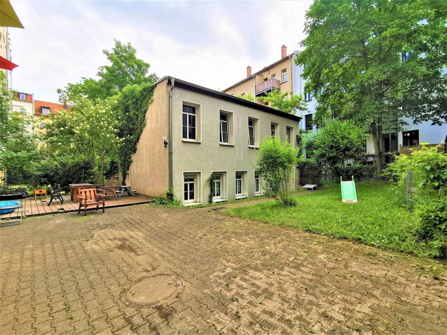 Innenhof mit Hinterhaus