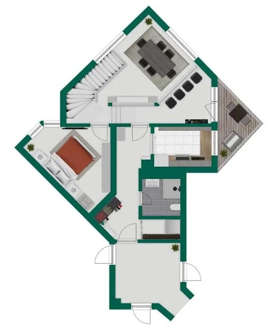 Grundriss 1. Obergeschoss