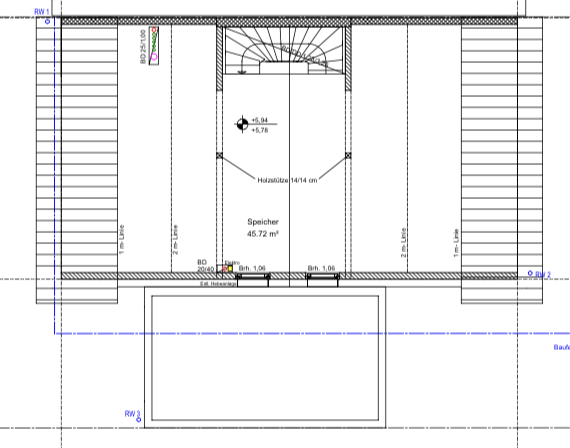 Grundriss DG_Floor Overview Attic Storage Area