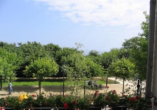 Blick vom Balkon