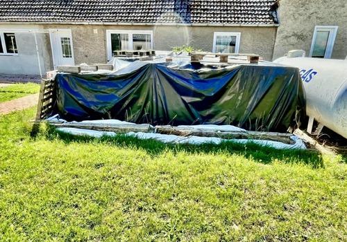 Das Baumaterial kann erworben werden 