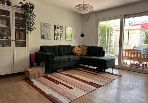 Wohnzimmer mit Terrassentür