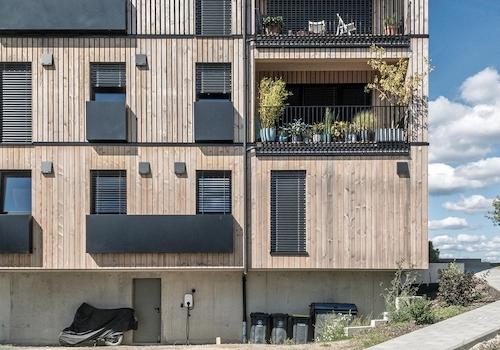 Ansicht Fassade Haus 22