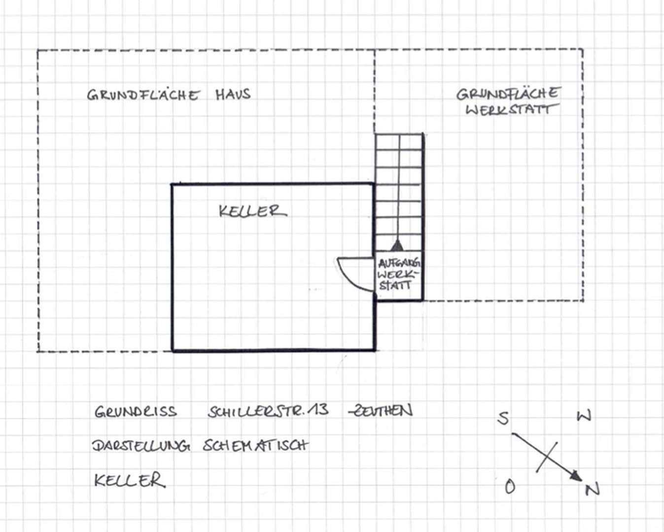 Grundriss Keller