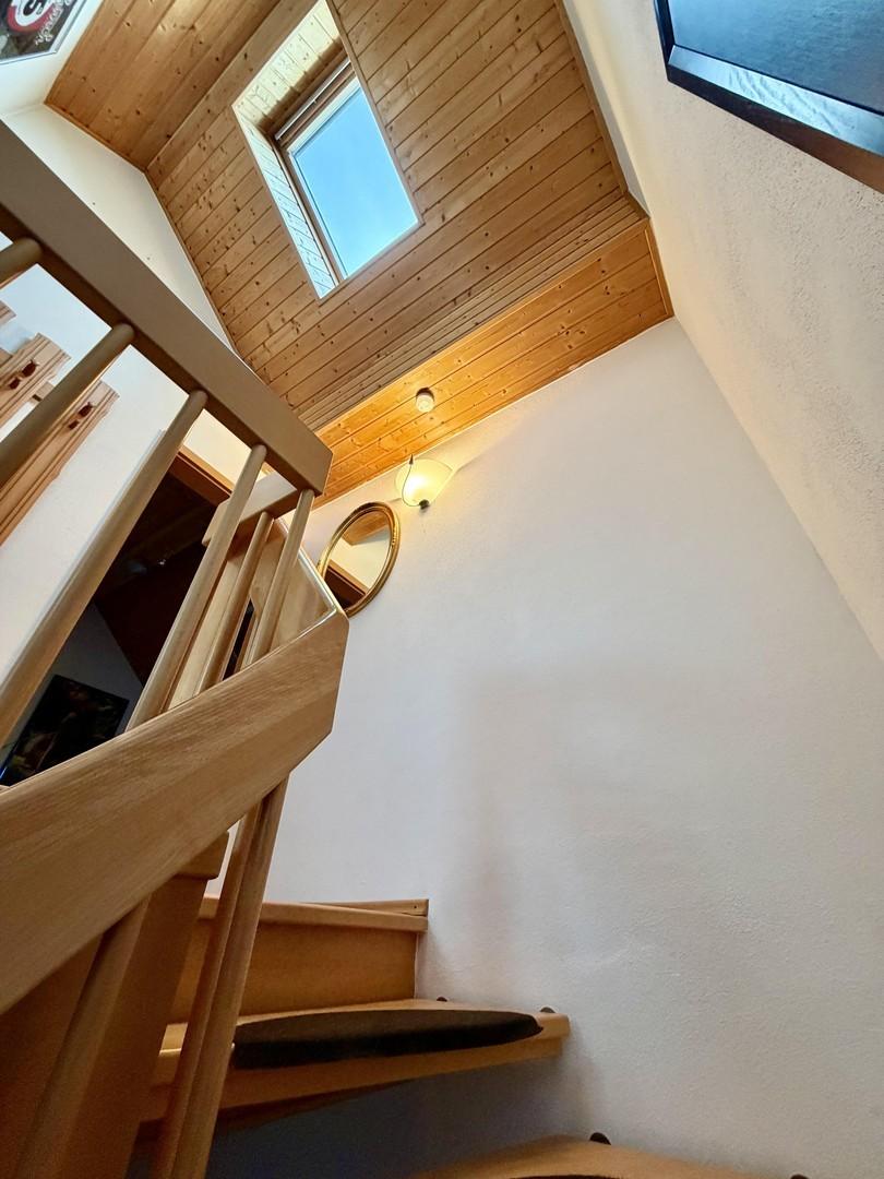 Treppe zum Dachgeschoss