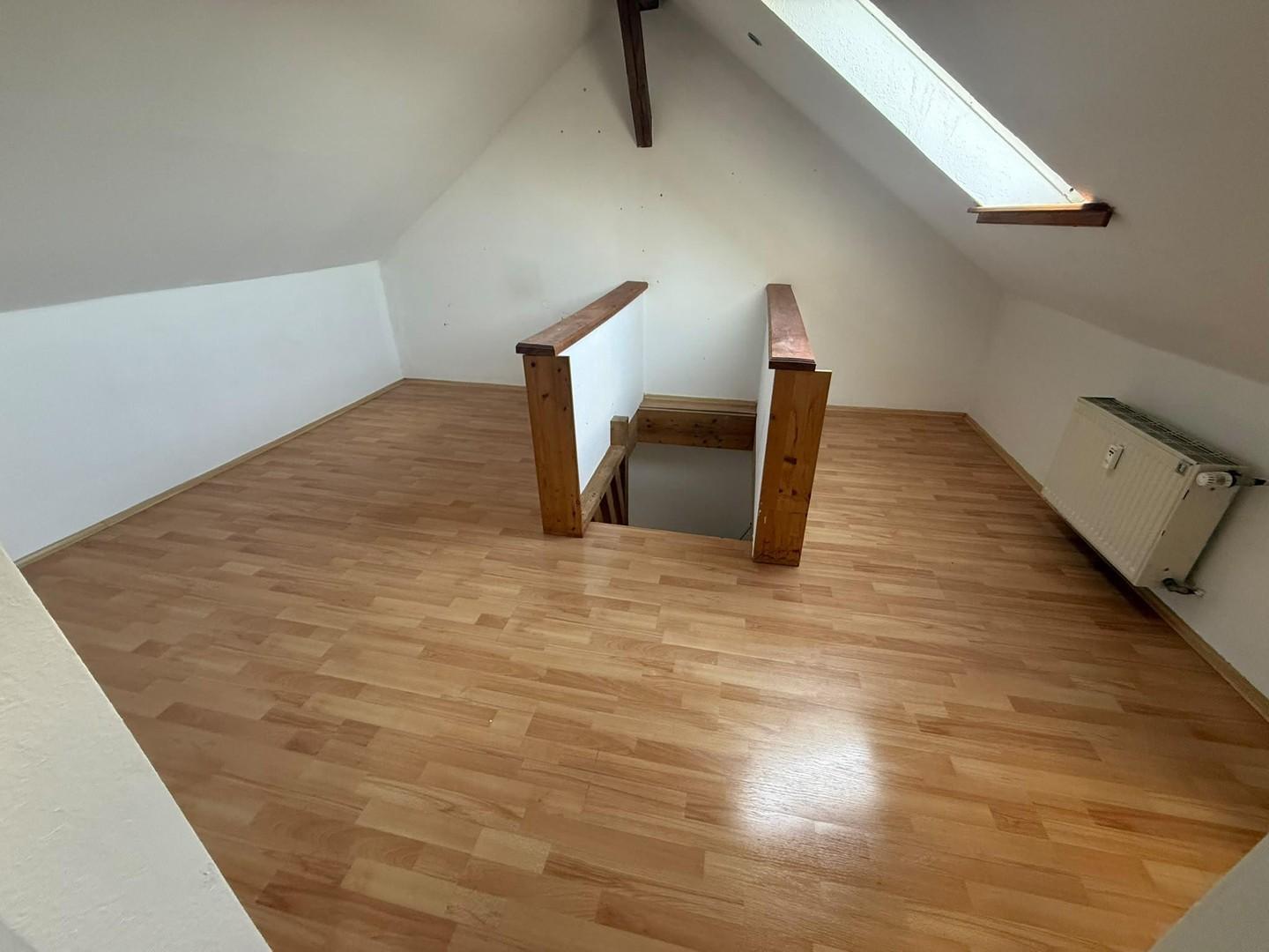 Treppenzugang vom Dachgeschoss