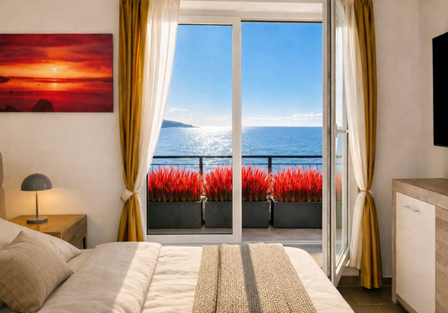 Schlafzimmer 2, Ostseeblick