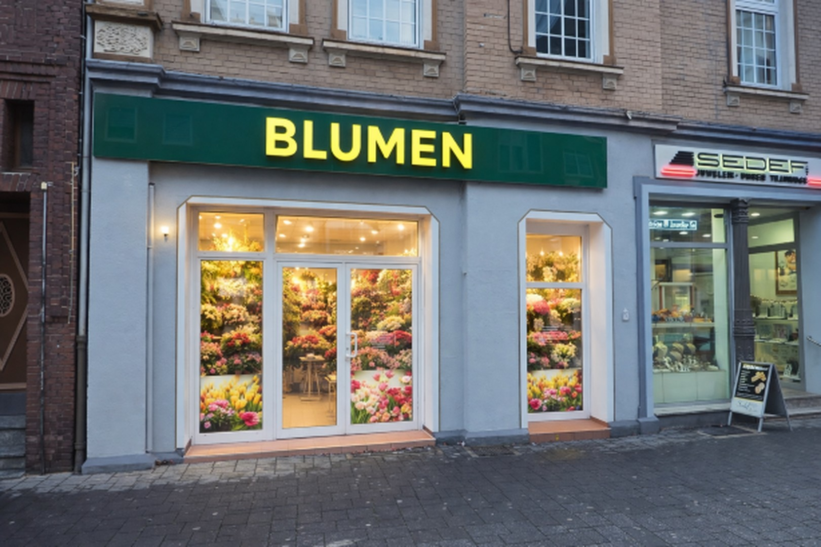 Optional als Blumenladen